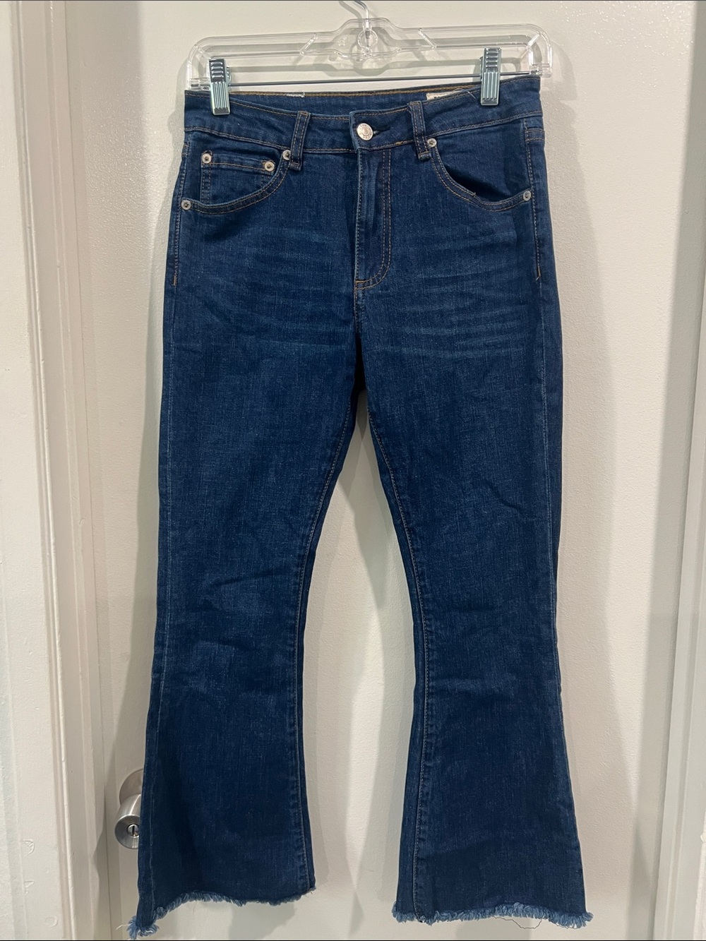 rag & bone new with tag Dark Blue Cropped Flare Jeans size 26